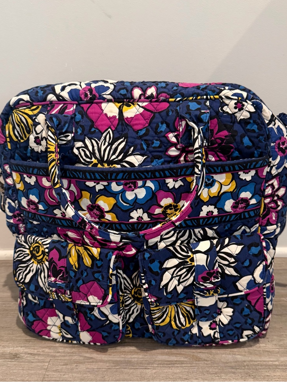 Vera Bradley Grand Cargo Bag in African Violet